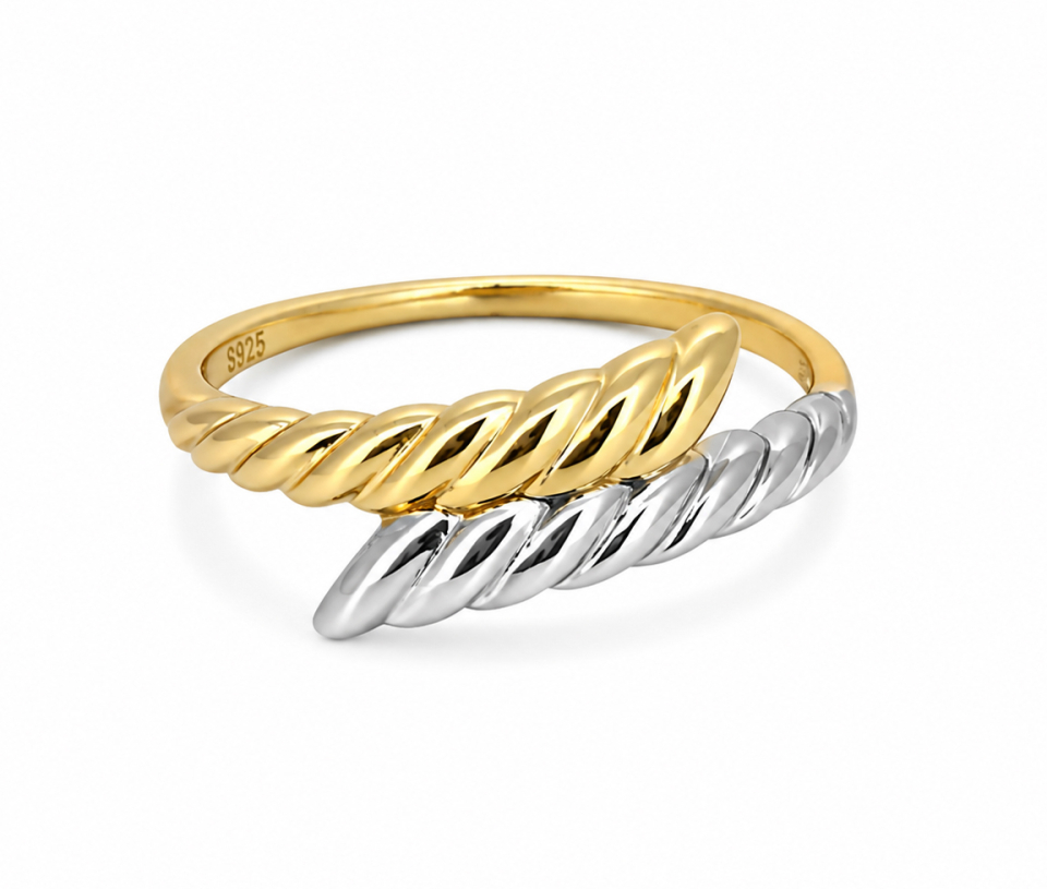 BAGUE CORDELETTE CROISÉE