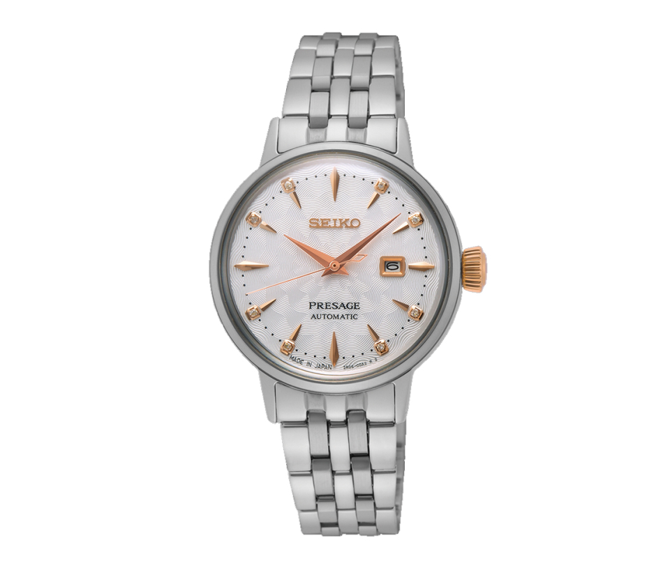 MONTRE POUR DAME SEIKO AUTOMATIQUE PRESAGE COCKTAIL TIME SERTIE DE DIAMANTS - OD SRE009 - SEIKO
