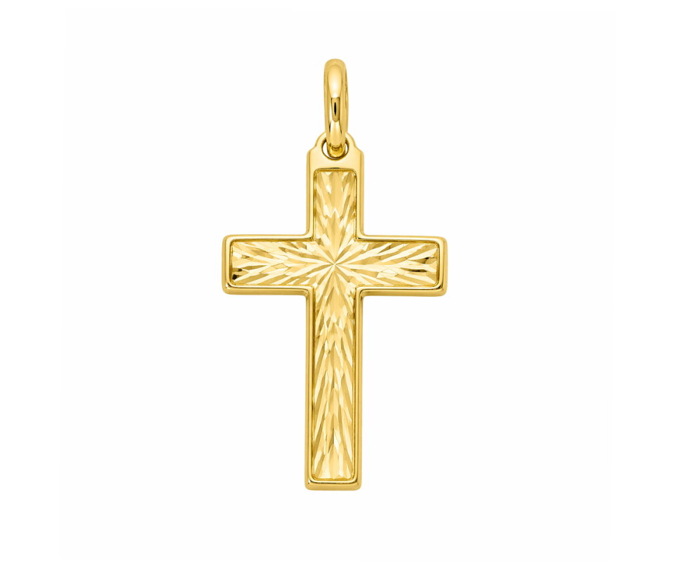 PENDENTIF CROIX EN OR