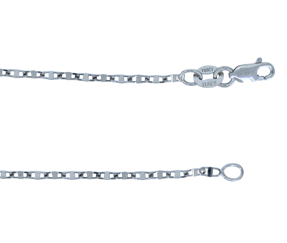 BRACELET À MAILLE PLAQUE/MARINE