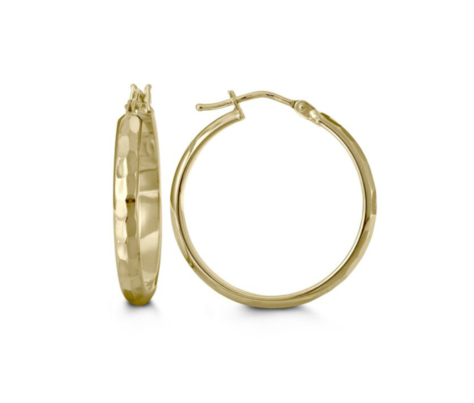 BOUCLE ANNEAUX UNIES EN OR 10K - SY 1004C - BIJOUX D'IMPORTATION