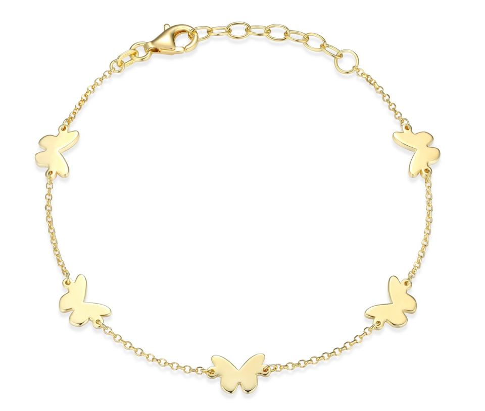 BRACELET PAPILLONS EN ARGENT/PVD OR - PJ 31ADSSA04Q - REIGN