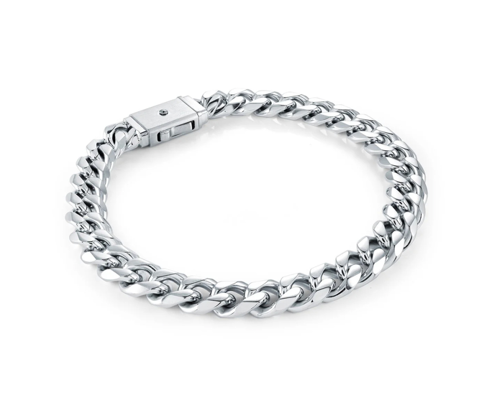 BRACELET EN ACIER À MAILLE GOURMETTE - IG SMB805/8.5 - ITALGEM