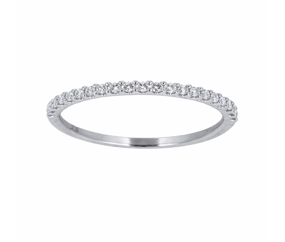 JONC SEMI-ÉTERNITÉ EN OR AVEC DIAMANTS