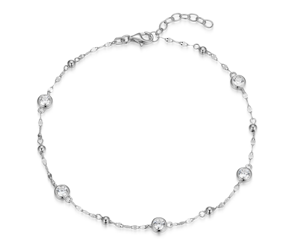 CHAINE DE CHEVILLE AVEC CZ