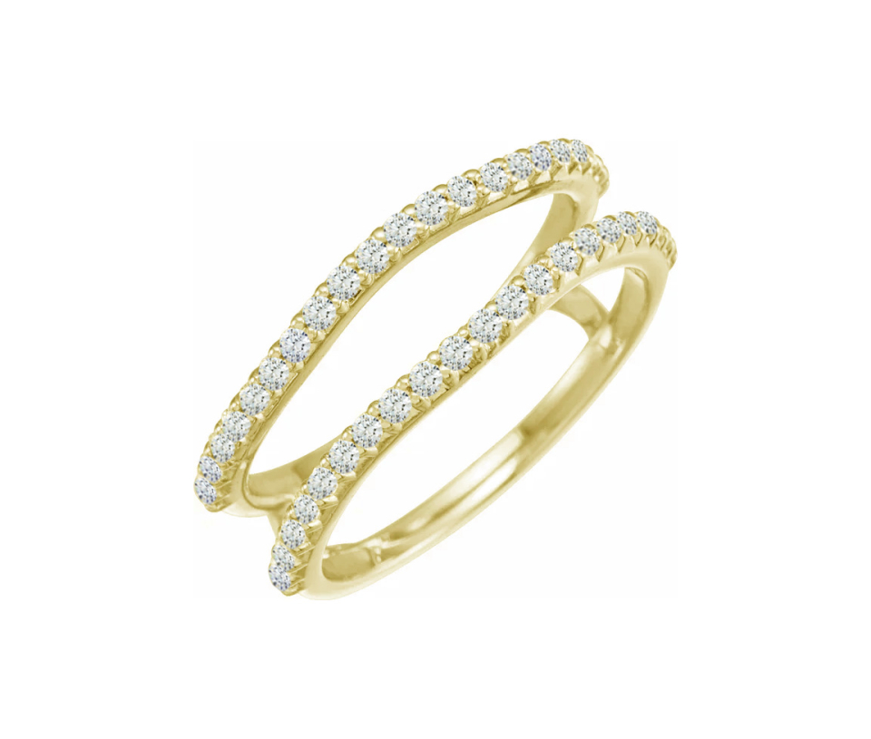 JACKET EN OR 14K SERTI DE DIAMANTS
