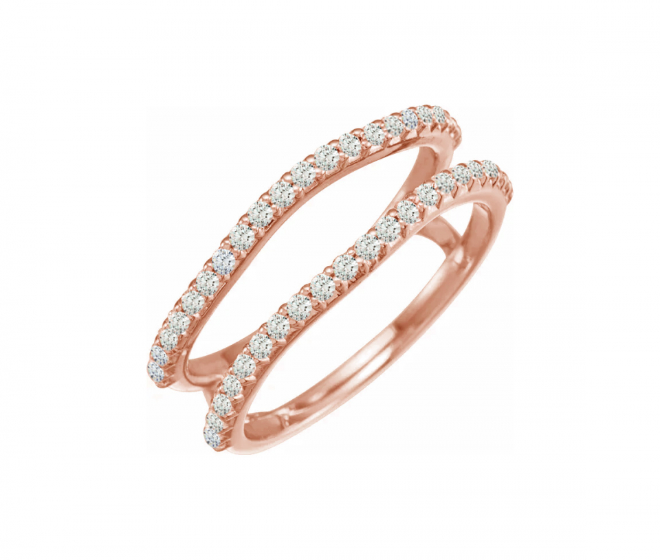 JACKET EN OR 14K SERTI DE DIAMANTS - ST 122246RJ5 - BIJOUX IMPORTATION
