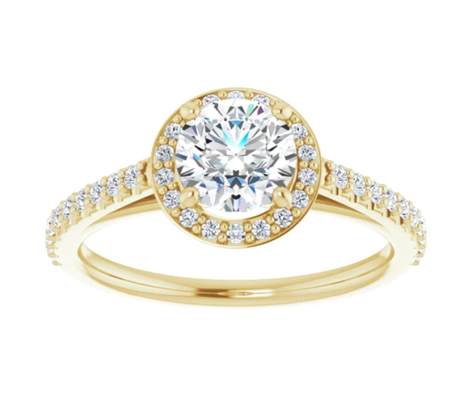 BAGUE EN OR SERTIE DE DIAMANTS - ST 121987Y100 - BIJOUX IMPORTATION