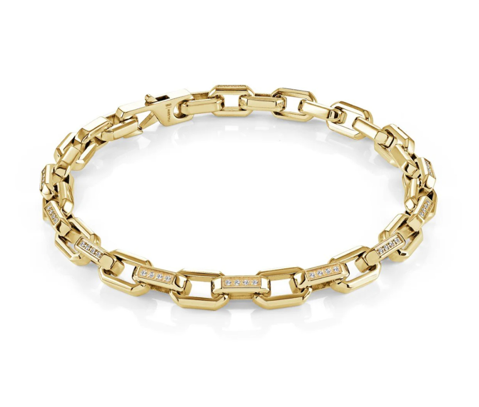 BRACELET À MAILLE ROLO CARRÉE