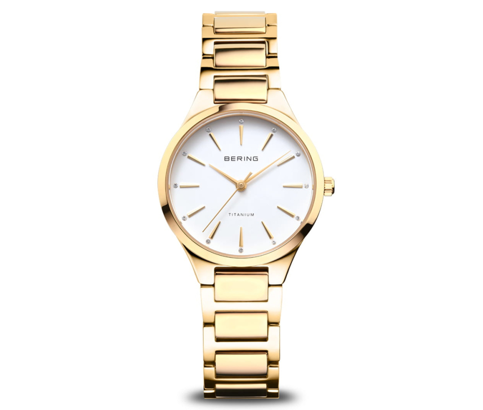 MONTRE BERING POUR DAME EN TITANE/PVD OR - MI 15630/734 - BERING