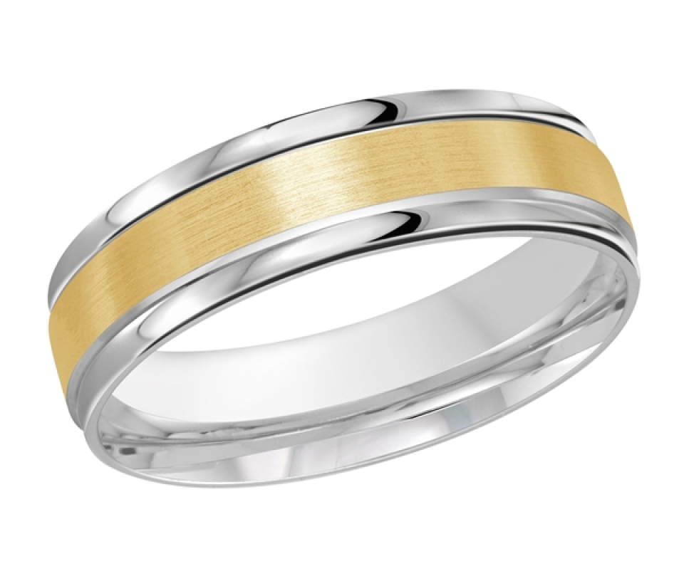 JONC EN OR 10K À REBORD BOMBÉ - ML FT031/6WY1 - MALO 