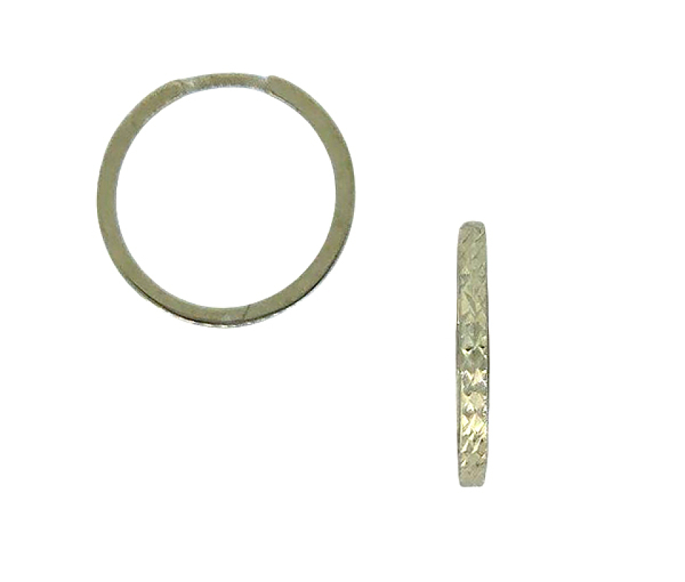 BOUCLES HUGGIES EN OR JAUNE TAILLÉES DIAMANT - CB HUGDC17Y - CBE