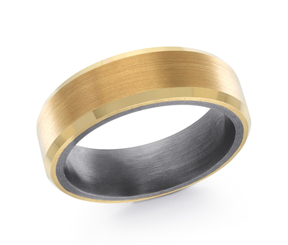 JONC EN TANTALE ET OR 10K - ML TANT0207Y - MALO 