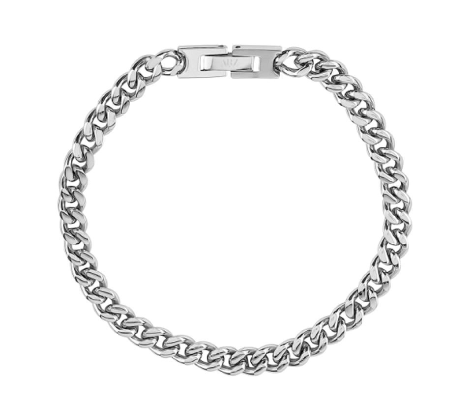 BRACELET EN ACIER À MAILLE GOURMETTE - AZ SSB423W/8.5 - AREZZO