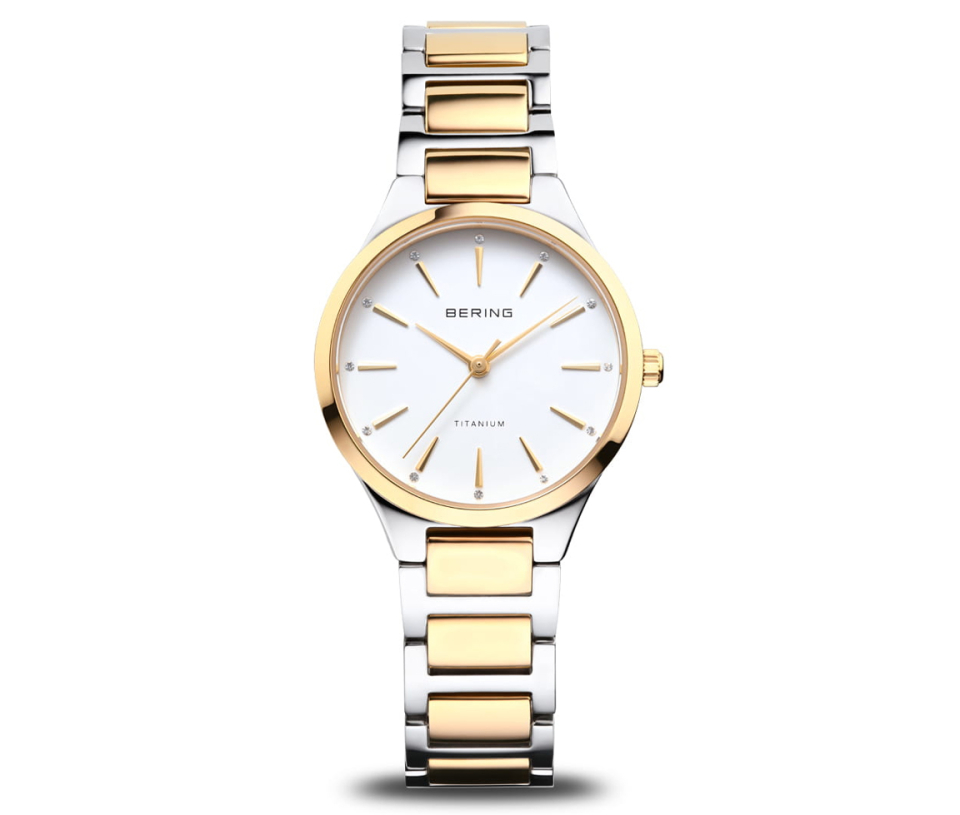 MONTRE BERING POUR DAME EN TITANE/PVD OR - MI 15630/701 - BERING