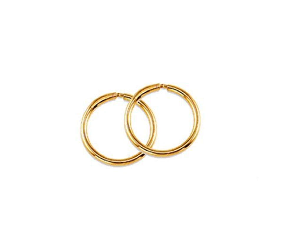 BOUCLES DORMEUSES 10K - SY 1172 - BIJOUX D'IMPORTATION