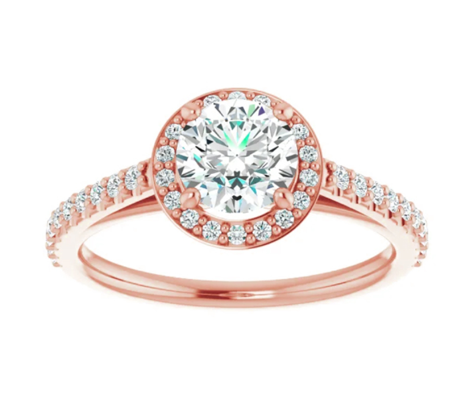 BAGUE EN OR SERTIE DE DIAMANTS - ST 121987R100 - BIJOUX IMPORTATION