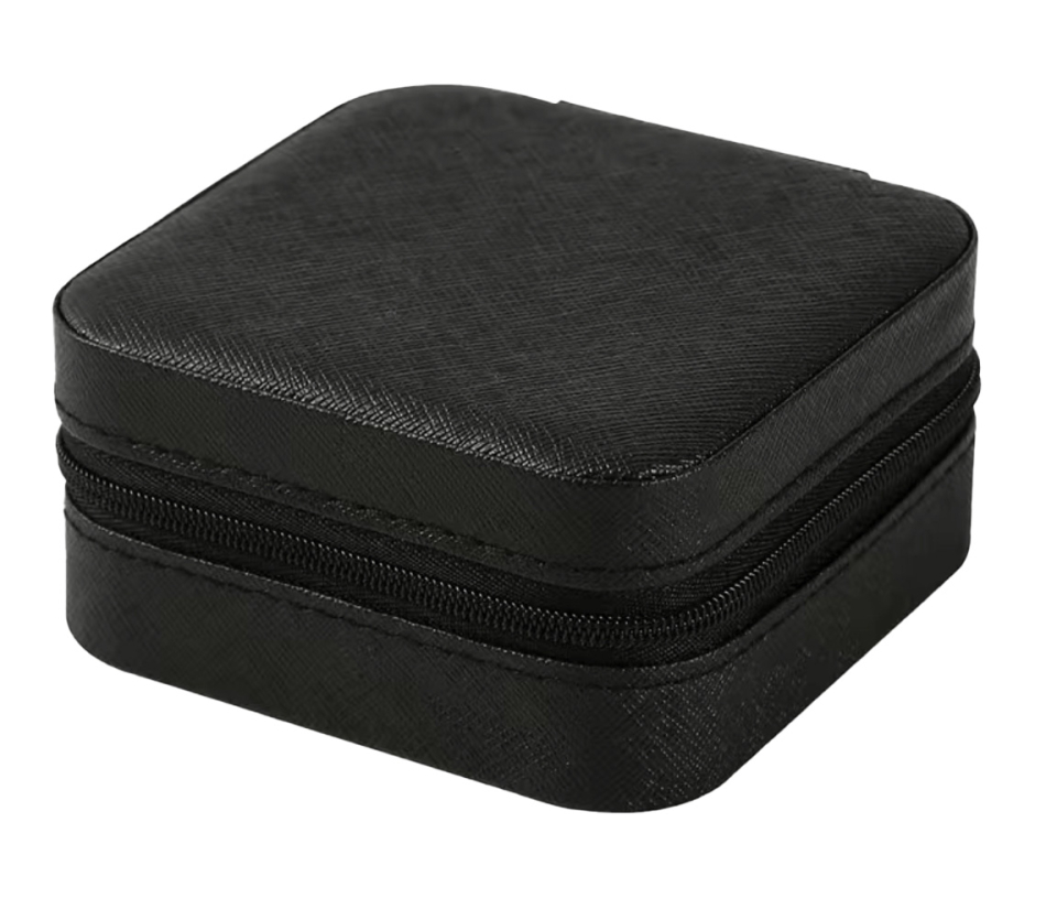 COFFRE À BIJOUX DE VOYAGE EN CUIR SYNTHÉTIQUE - SJ COFFRE02 - BIJOUTERIE SUISSE INC.