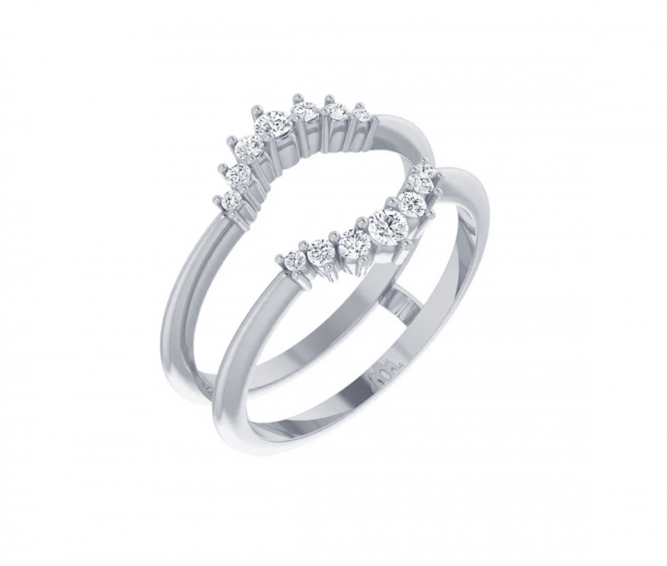 JACKET EN OR 14K SERTI DE DIAMANTS - ST 123196WJ5 - BIJOUX IMPORTATION