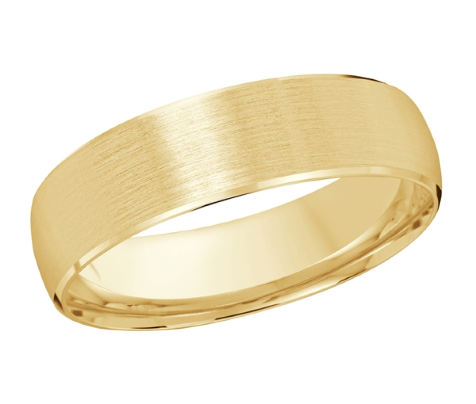 JONC EN OR 10K FINI SATIN UNI 6MM 1.4MM - ML FT249/6Y1 - MALO 