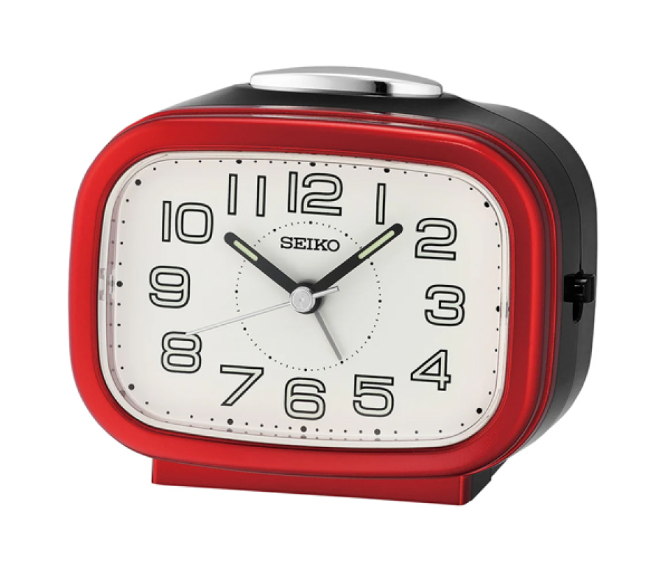 Réveil Seiko QHP012P - Affichage Clair, Alarme Mélodieuse Ou Bip, Fonction Snooze, Balayage Silencieux | Design Compact - 4