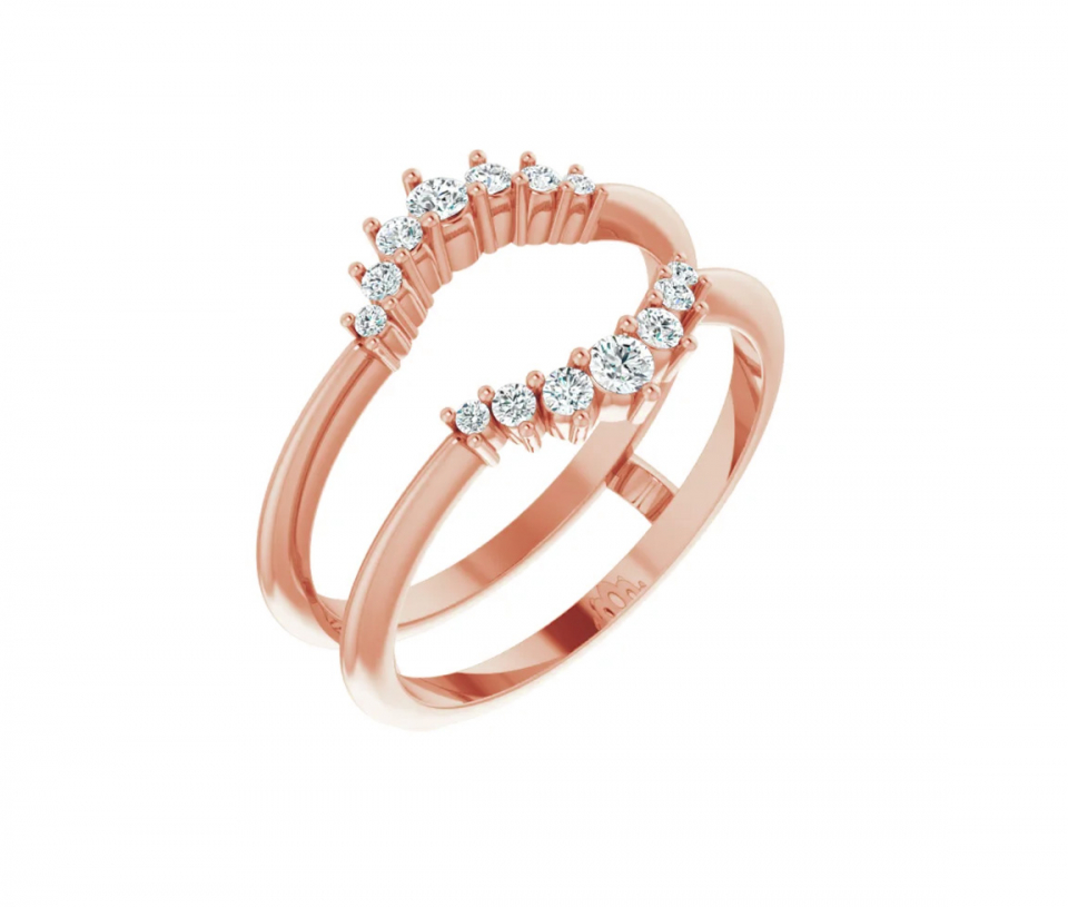 JACKET EN OR 14K SERTI DE DIAMANTS - ST 123196RJ5 - BIJOUX IMPORTATION