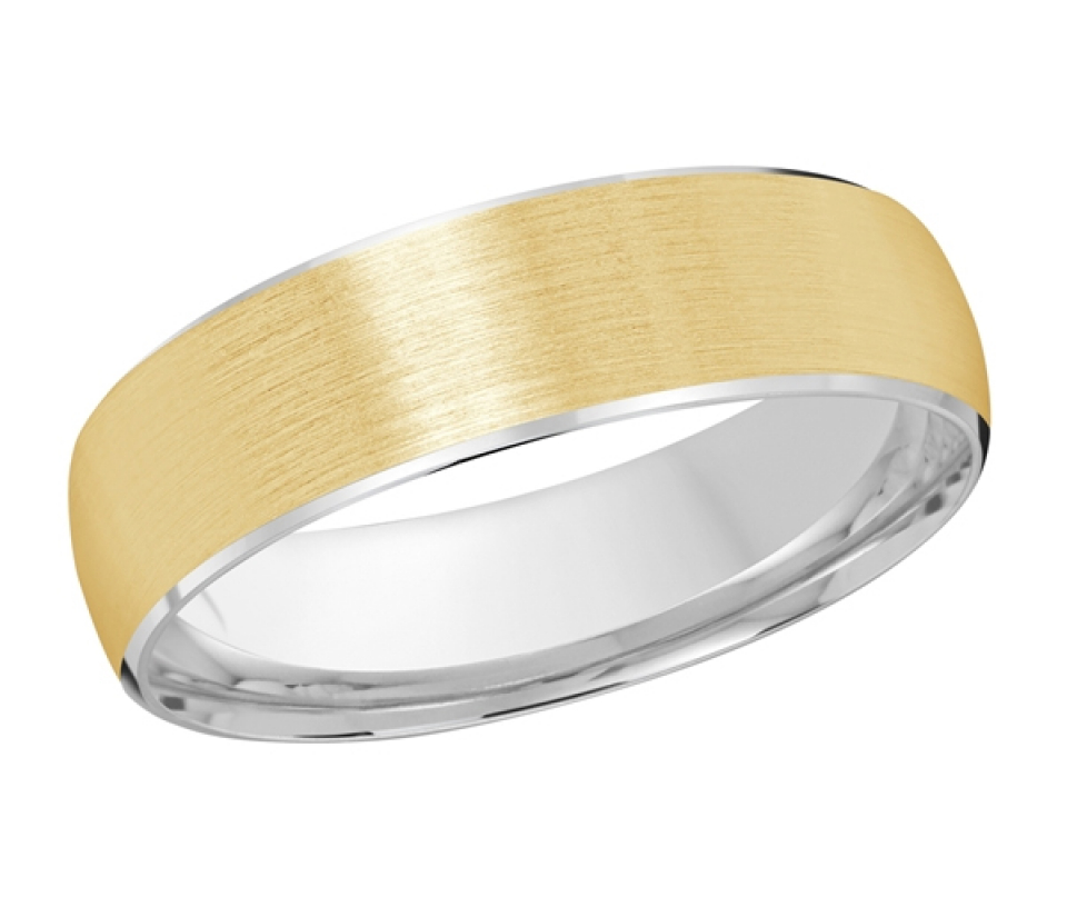 JONC EN OR 10K FINI SATIN UNI 6MM 1.4MM - ML FT249/6WY1 - MALO 