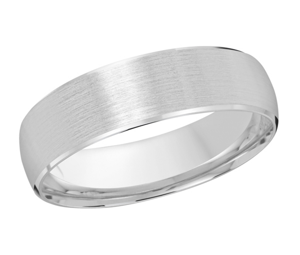 JONC EN OR 10K FINI SATIN UNI 6MM 1.4MM - ML FT249/6W1 - MALO 